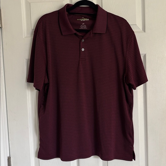 Haggar Other - Haggar Burgundy Polo Shirt